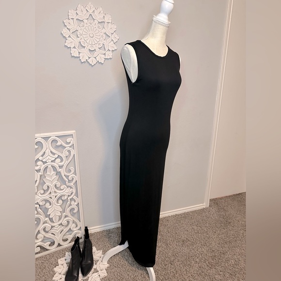 TWO PIECE SET MARBLE PRINT PLISSE MAXI KIMONO inlarge & bodycon SMALL stretchy - Picture 9 of 14